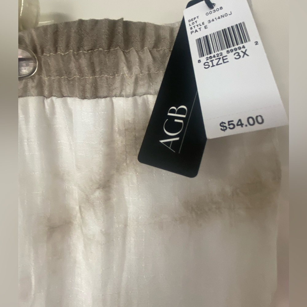 tie dye flowy long voluminous tiered  AGB plus size ,peyote color - Picture 10 of 17